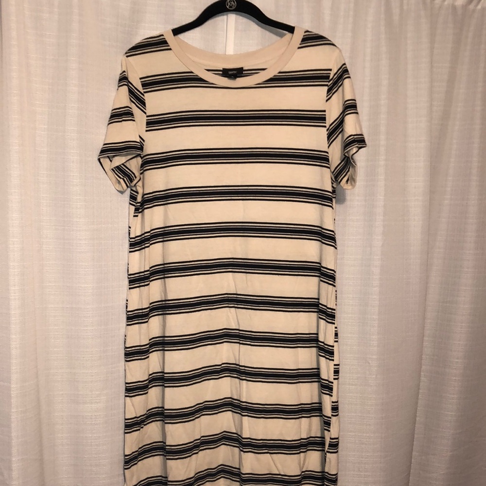 Stripped T-Shirt Dress